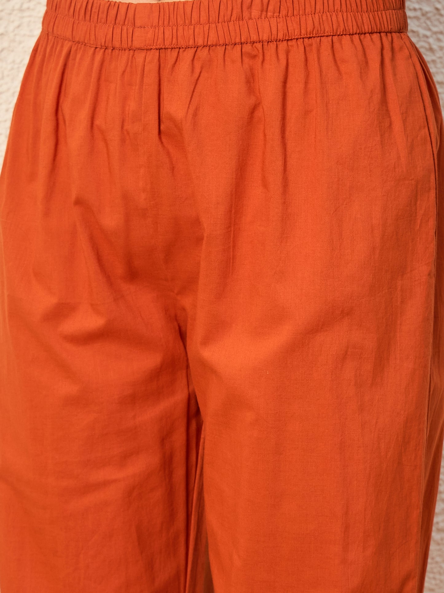 Women Ethnic Motifs Embroidered Panelled Thread Work Kurta with Trousers & With Dupatta