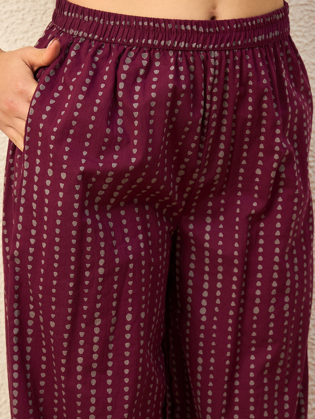 Women Ethnic Motifs Printed Regular Pure Cotton Kurta with Patiala & With Dupatta