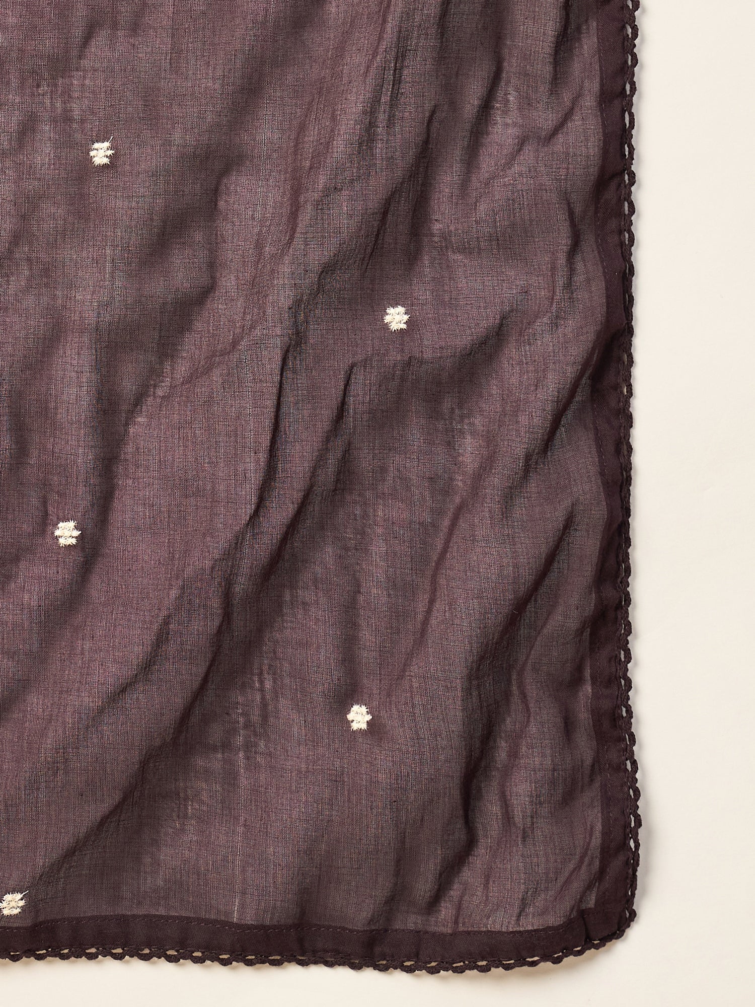 Women Ethnic Motifs Embroidered Empire Thread Work Kurta with Trousers & With Dupatta