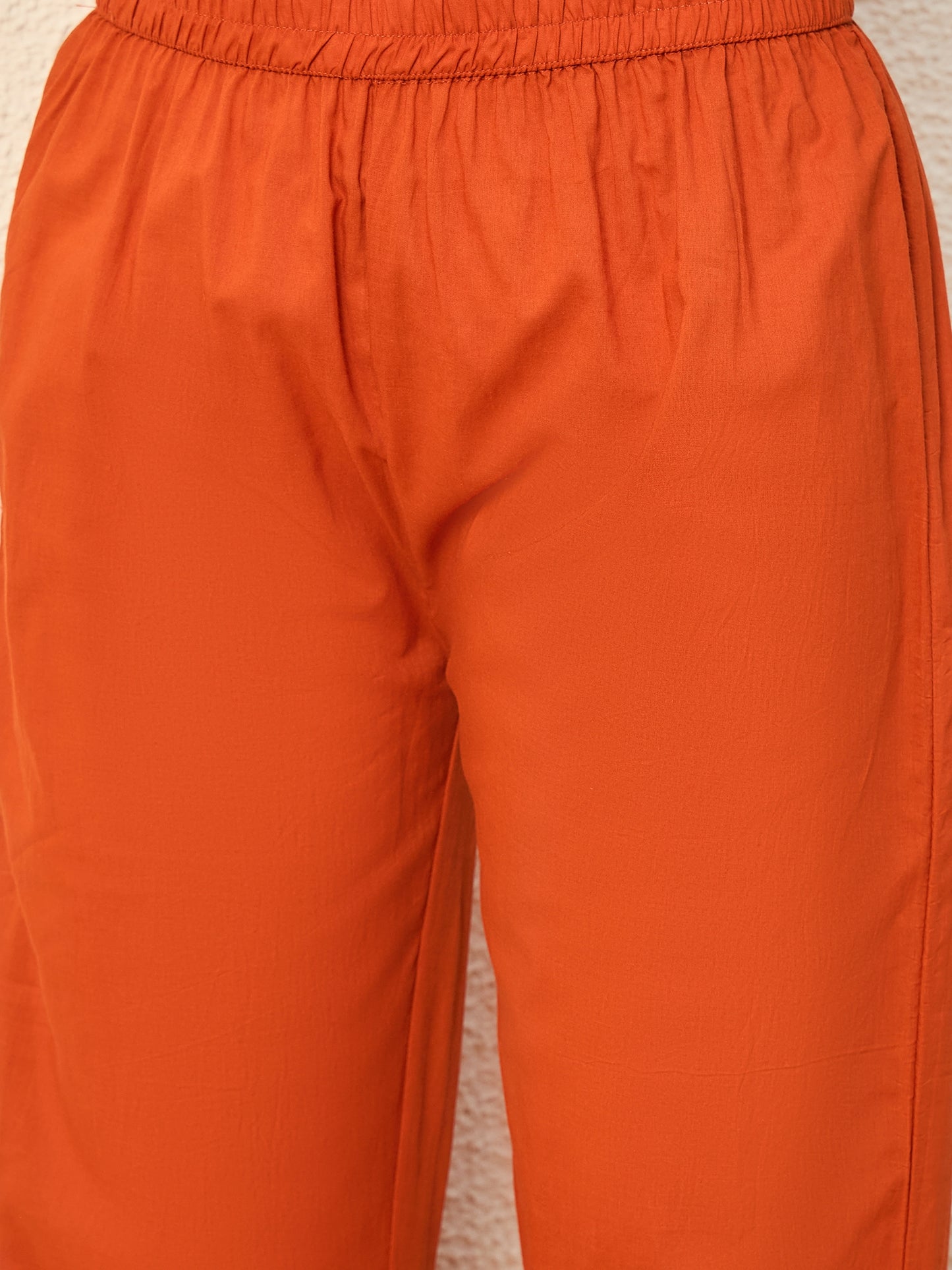 Women Ethnic Motifs Embroidered Panelled Mirror Work Kurta with Trousers & With Dupatta