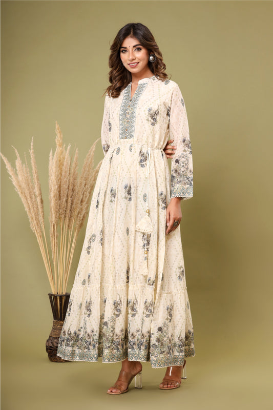 Alfero Spruce Long Dress