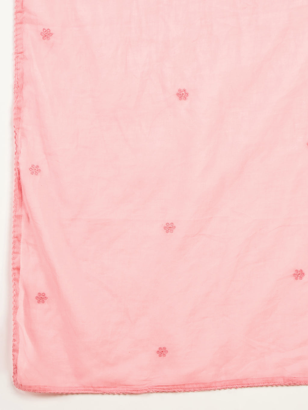 Women Floral Embroidered Regular Thread Work Kurta with Trousers & With Dupatta