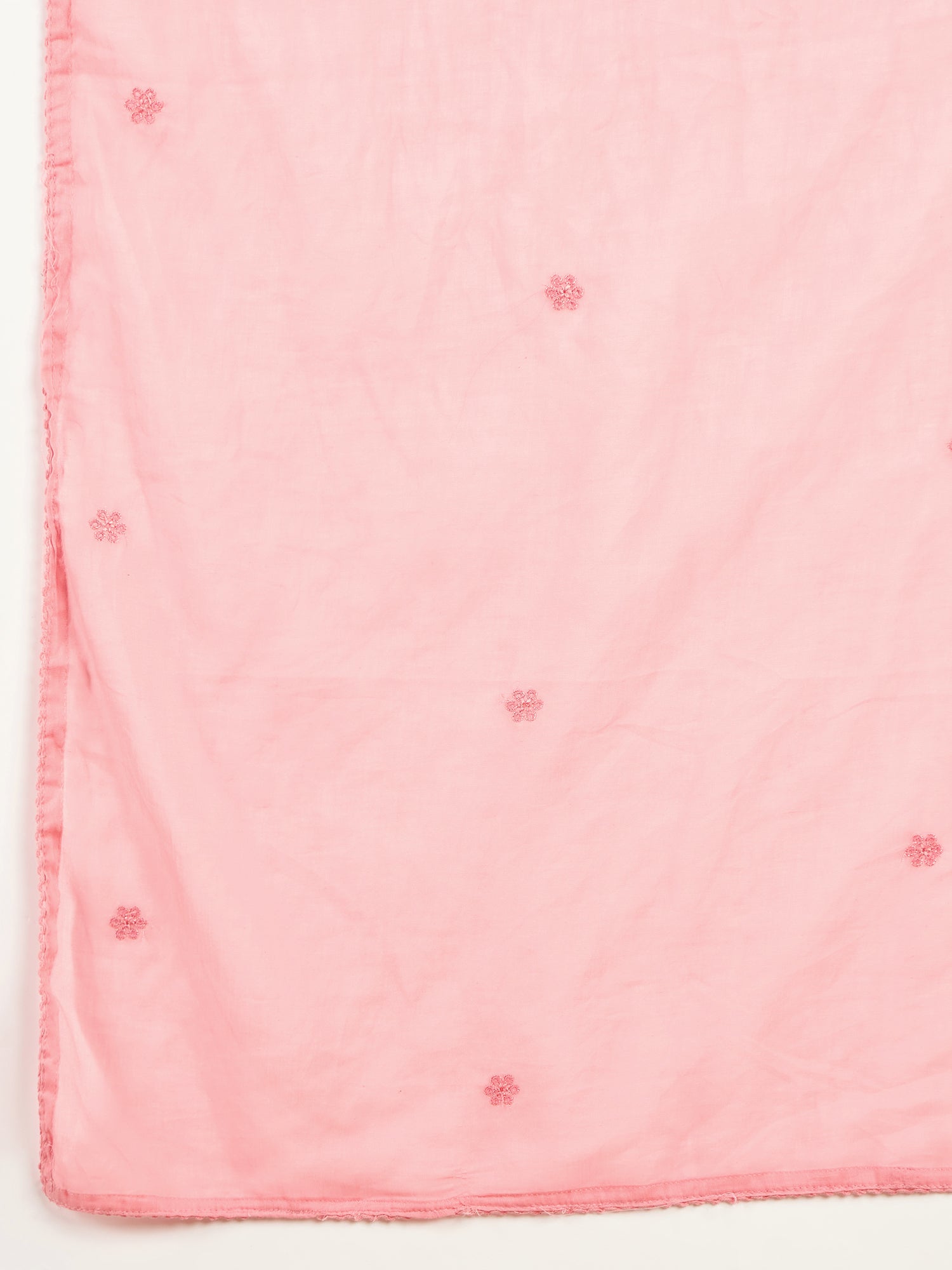 Women Floral Embroidered Regular Thread Work Kurta with Trousers & With Dupatta