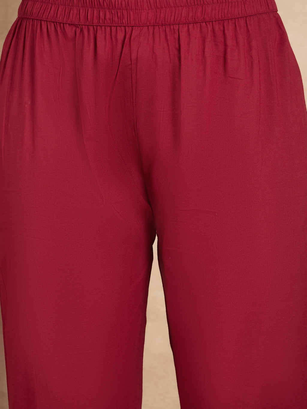 Women Floral Embroidered Pleated Thread Work Kurta with Trousers & With Dupatta