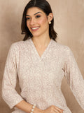 Printed V Neck Tunic & Trousers Co-ords
