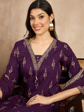 Women Printed Regular Mirror Work Pure Cotton Kurta with Trousers & With Dupatta