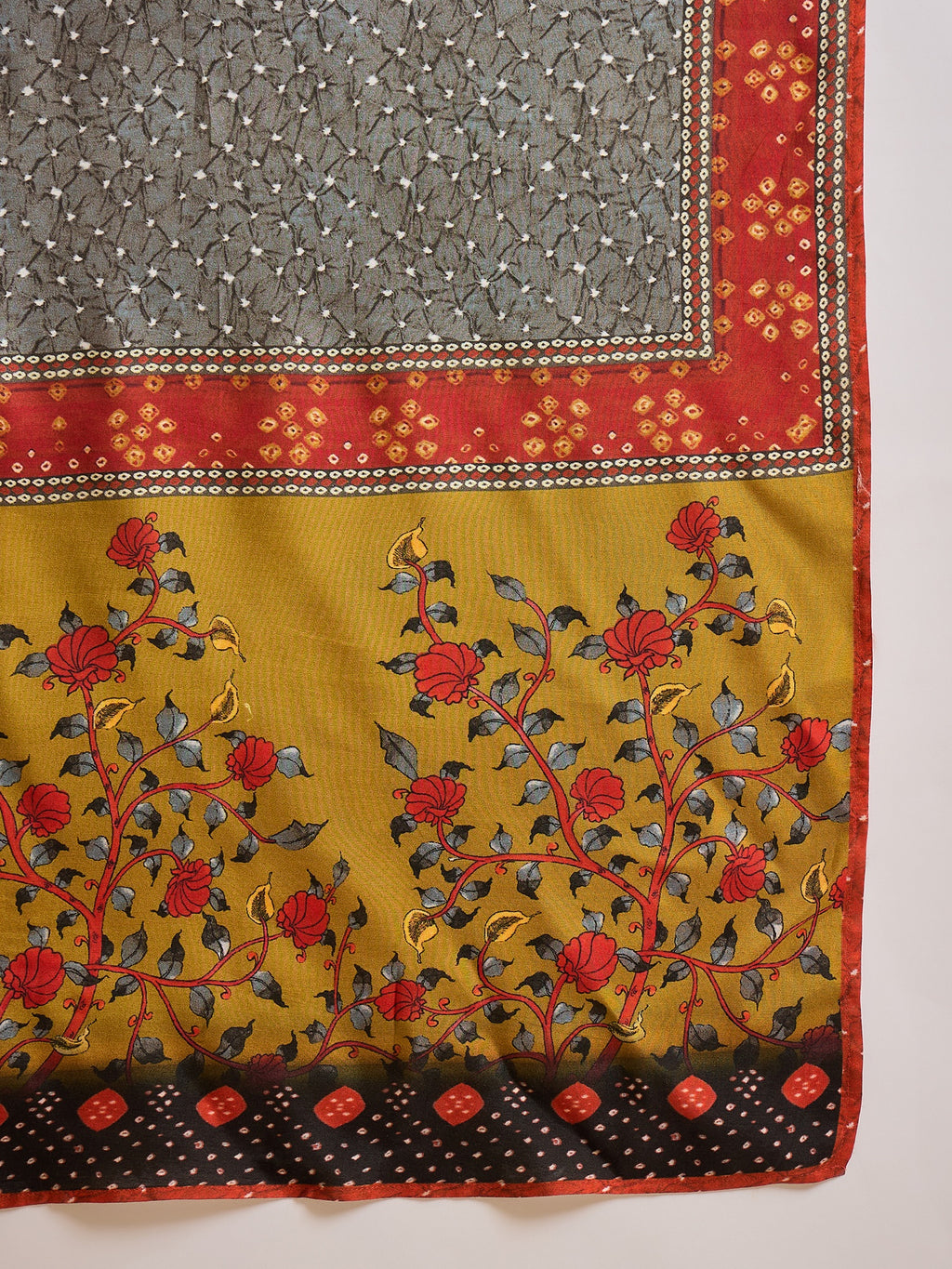 Women Paisley Printed Silk Kurta with Trousers & Dupatta