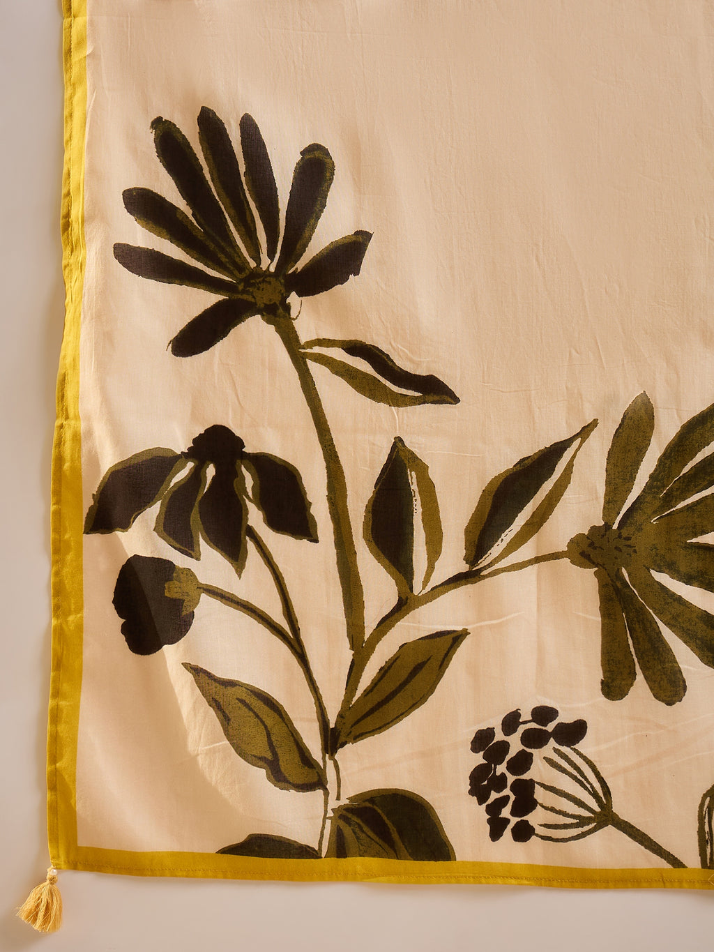 Women Floral Printed Cotton Kurta with Palazzo & Dupatta