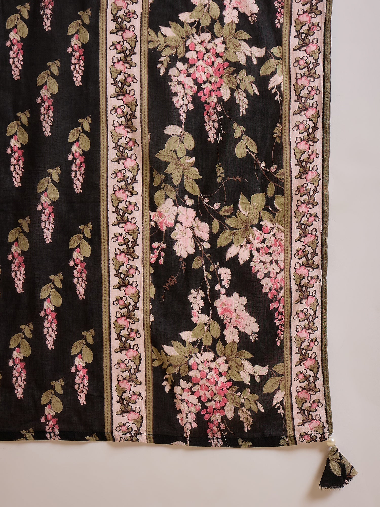 Women Floral Printed Anarkali Kurta with Trousers & Dupatta