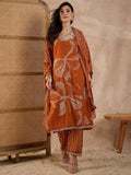 Women Ethnic Motifs Printed Cotton Kurta with Trousers & Dupatta