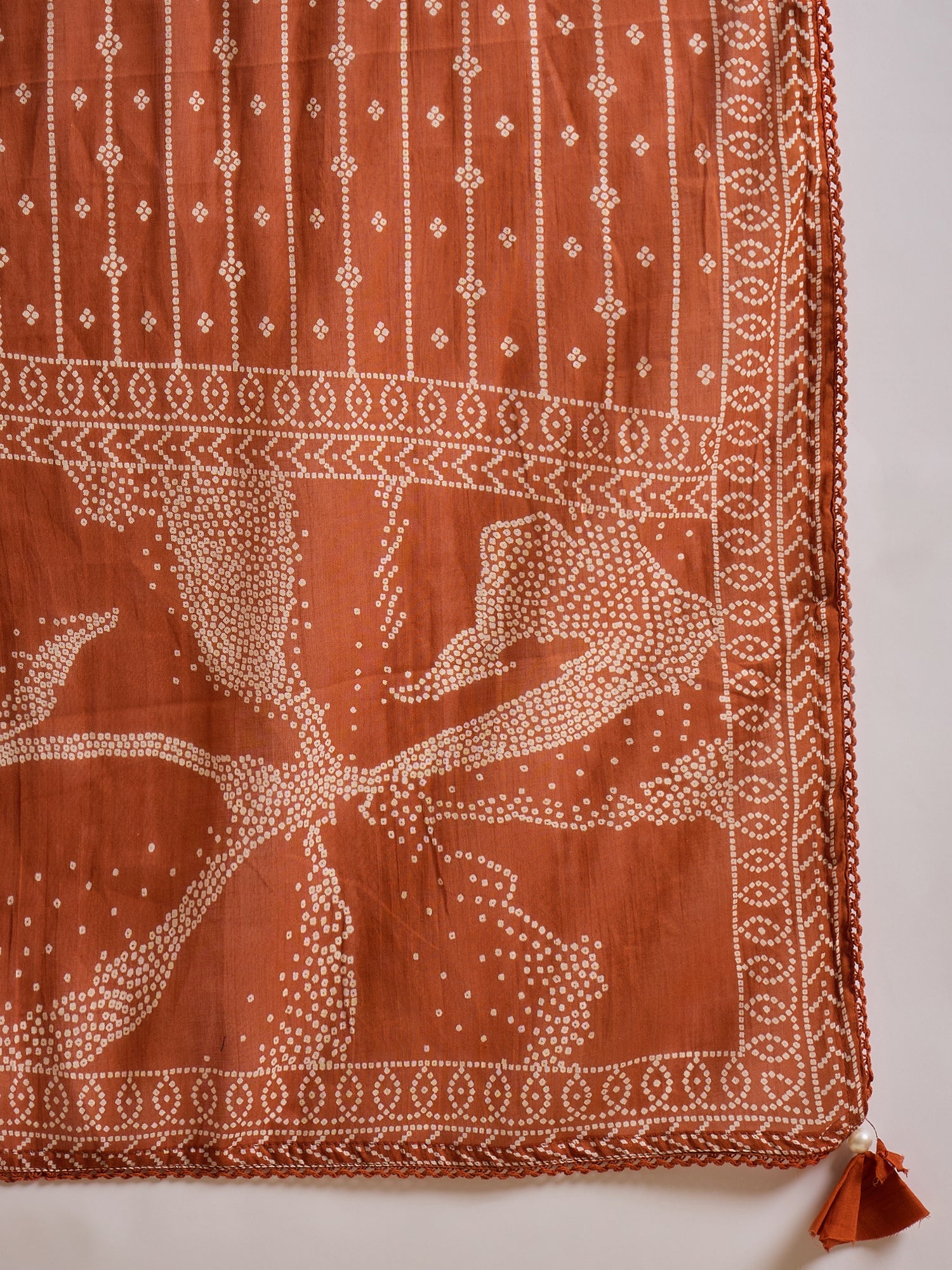 Women Ethnic Motifs Printed Cotton Kurta with Trousers & Dupatta