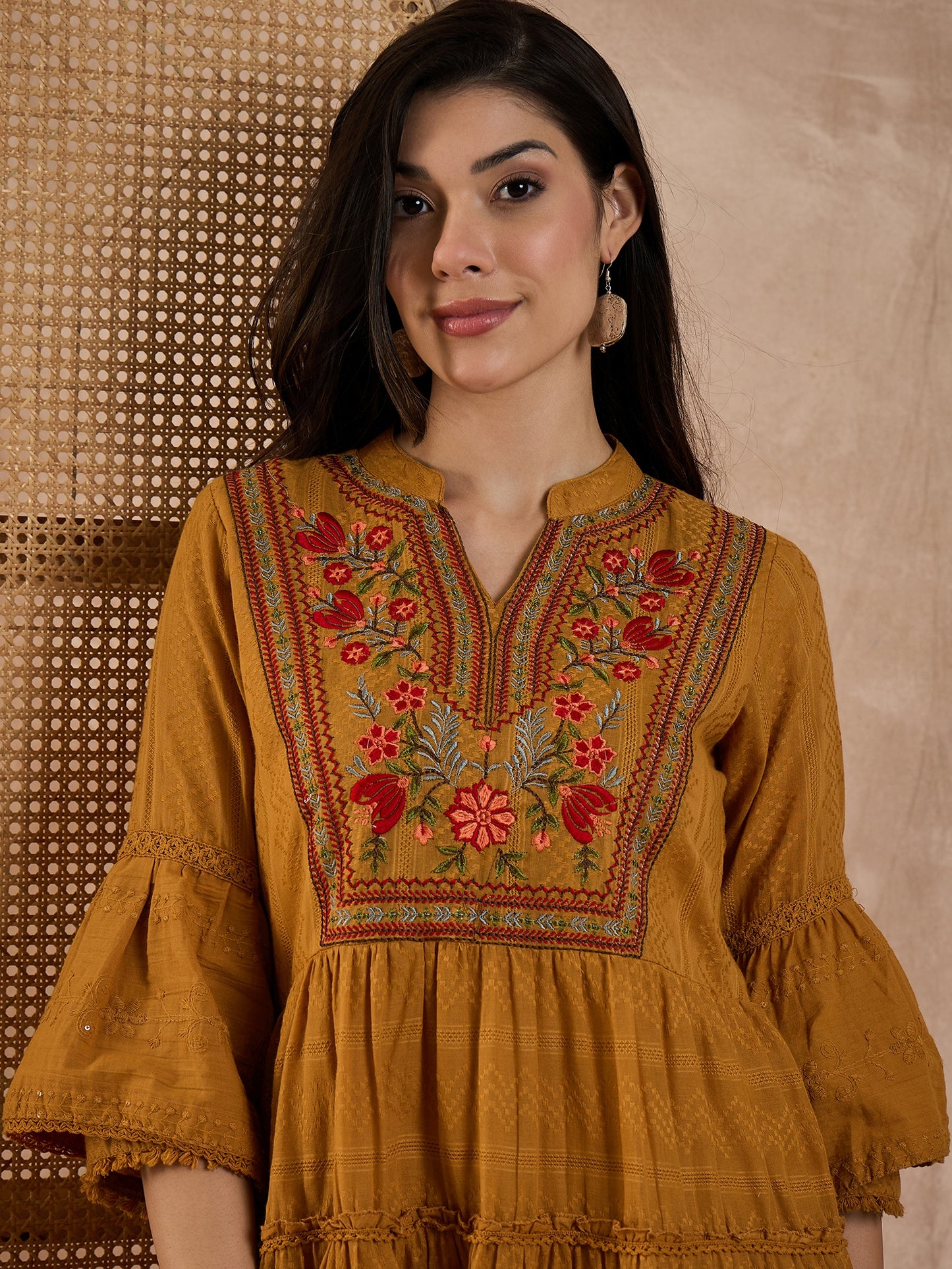 Women Pure Cotton Dobby Dress