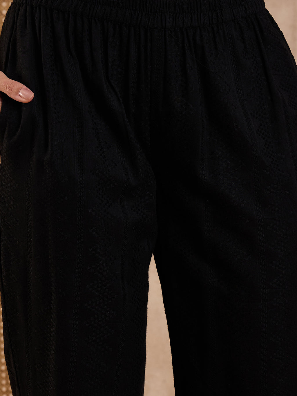 Embroidered Pure Cotton Top & Trousers Co-Ords Set