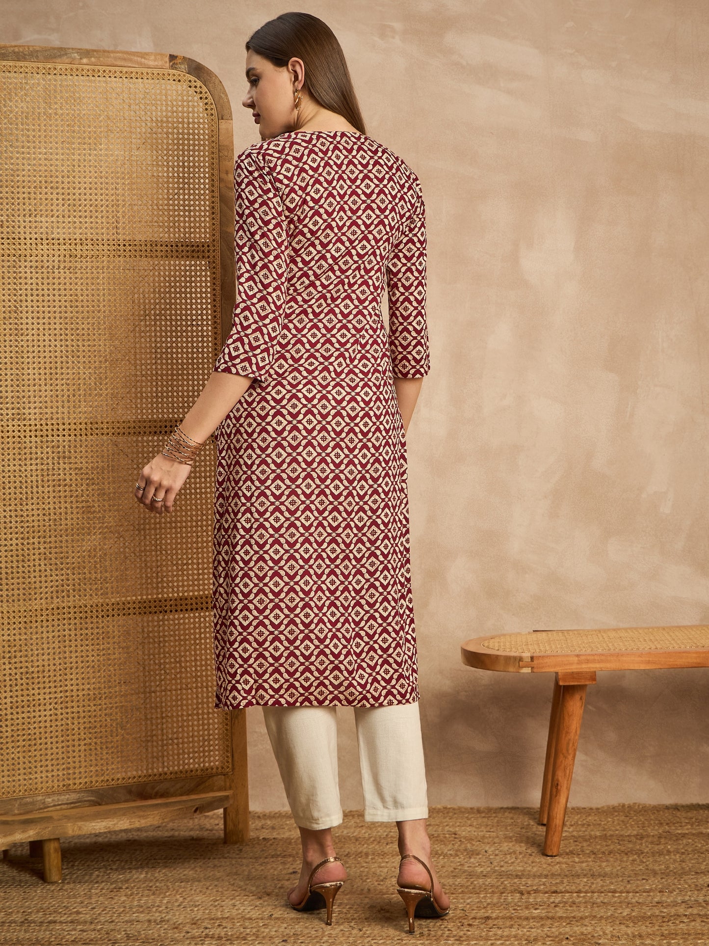 Printed Straight Kurta