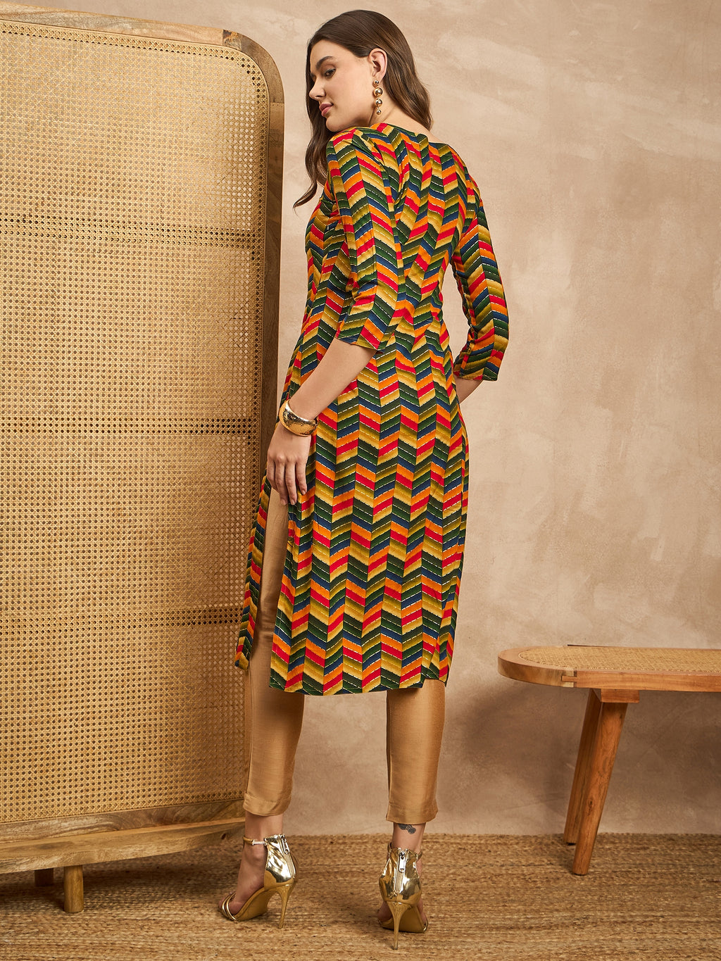 Printed Straight Kurta