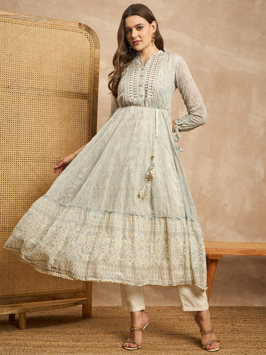 Print Organic Cotton Maxi Dress