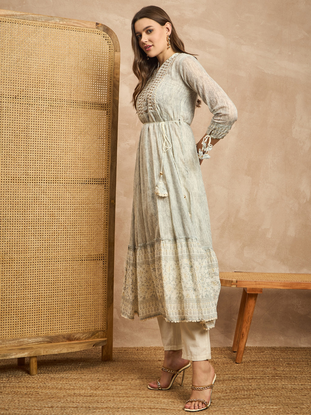 Print Organic Cotton Maxi Dress
