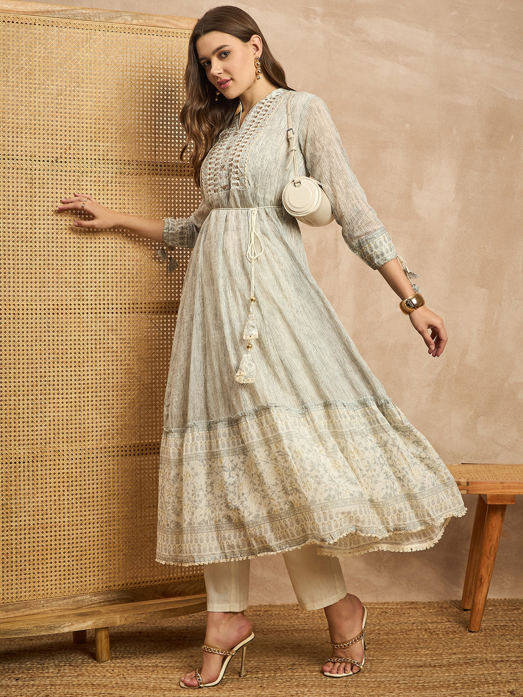 Print Organic Cotton Maxi Dress