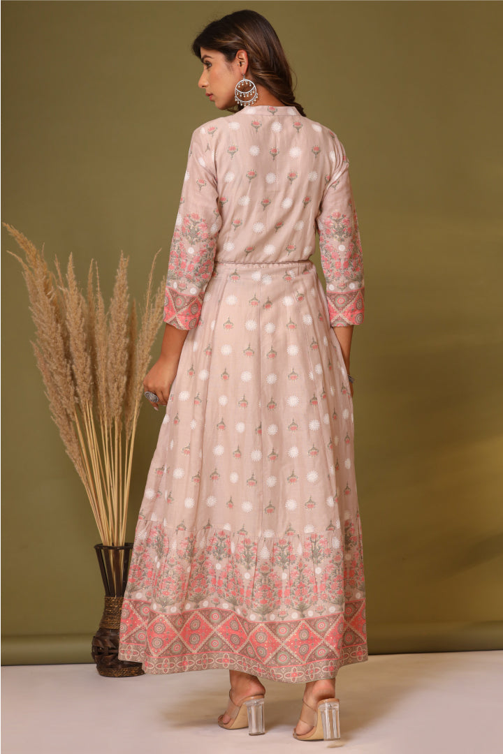 Aradhanl Rasberry Long Dress