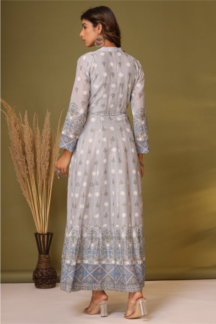 Aradhan Blue Long Dress