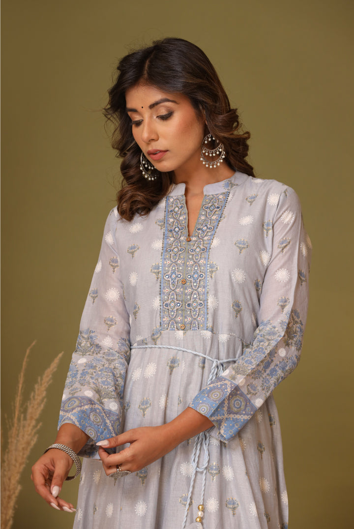 Aradhan Blue Long Dress