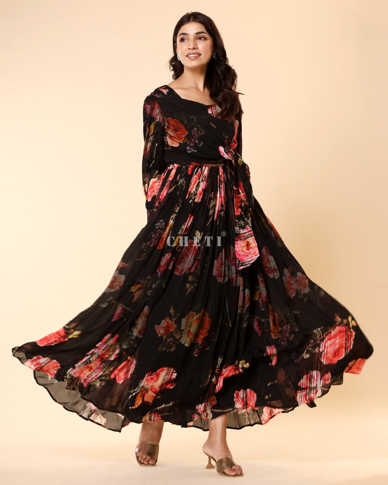 Black Chinnon Dress