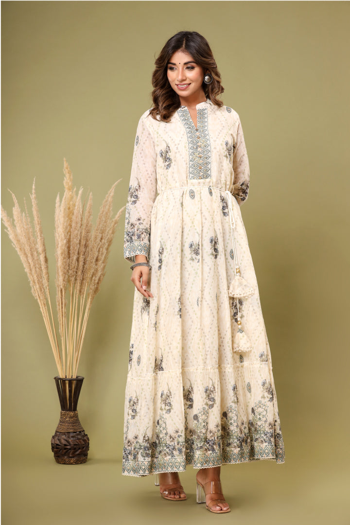 Alfero Spruce Long Dress