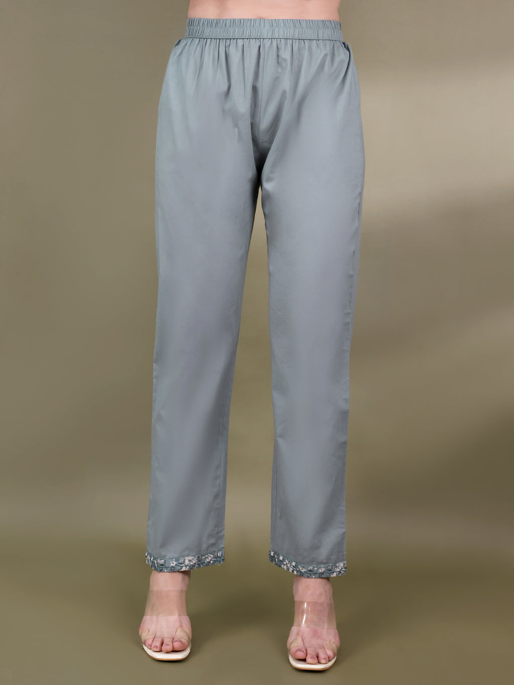 Women Floral Printed Kurti with Trousers & Dupatta