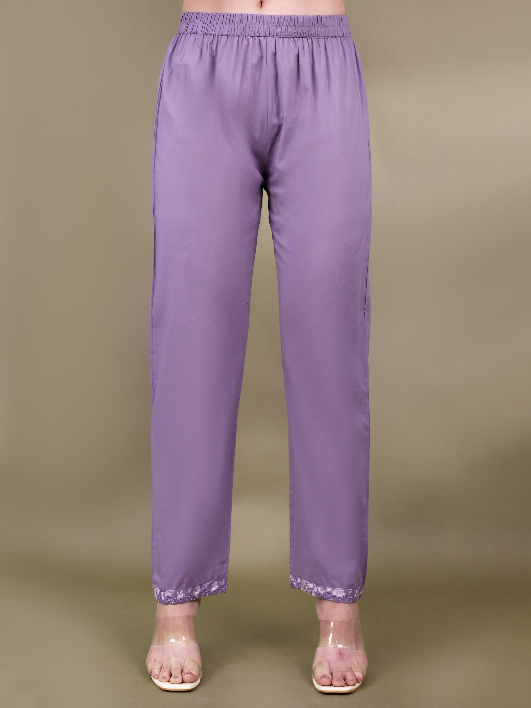 Women Floral Printed Kurti with Trousers & Dupatta