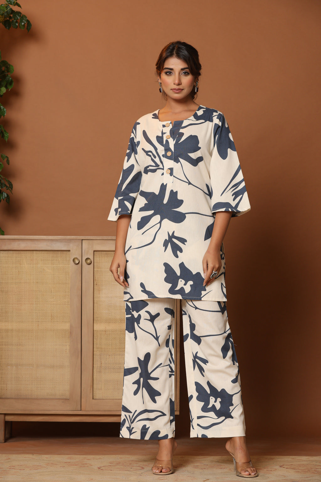 Printed Top & Trousers Co-Ords Set
