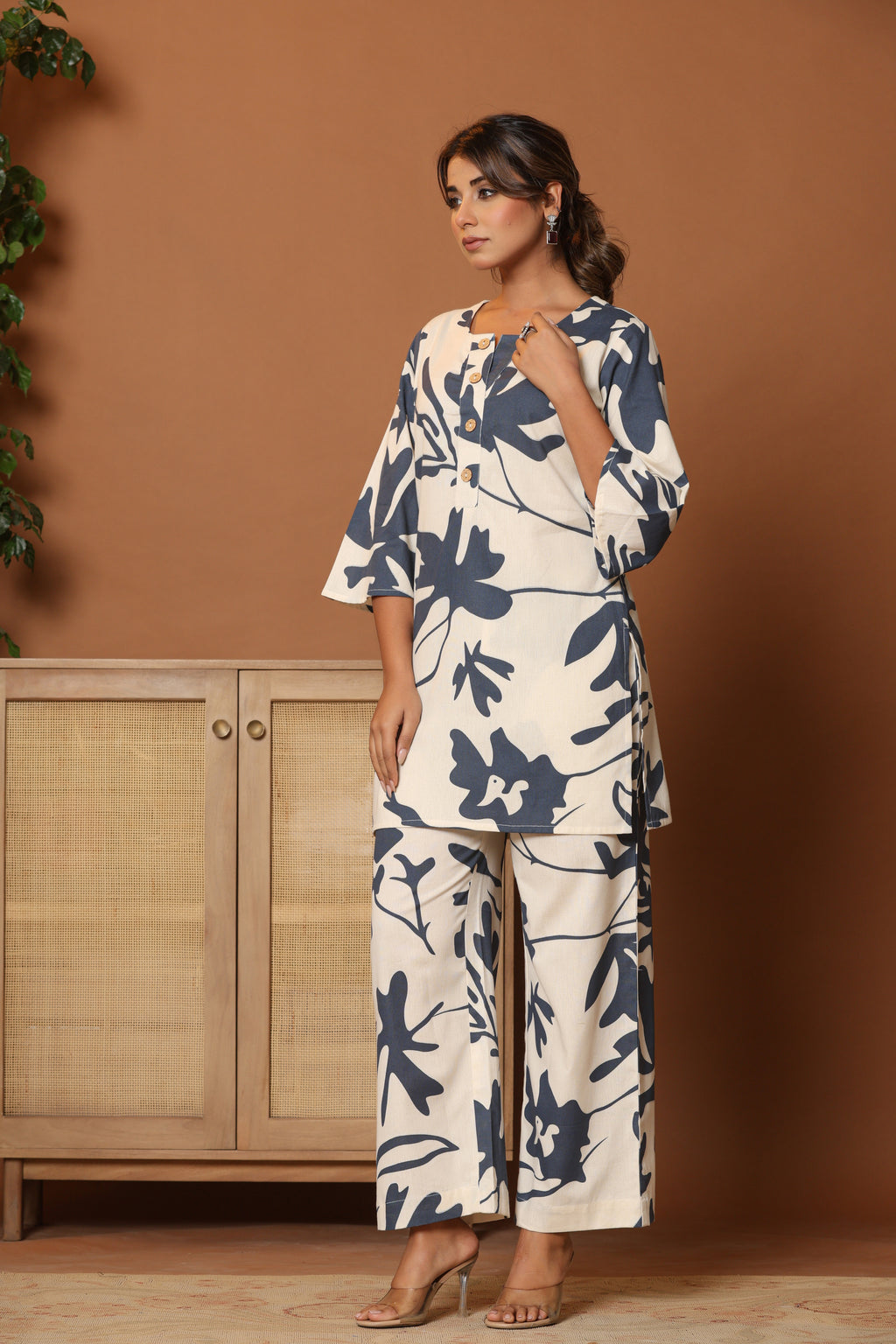 Printed Top & Trousers Co-Ords Set