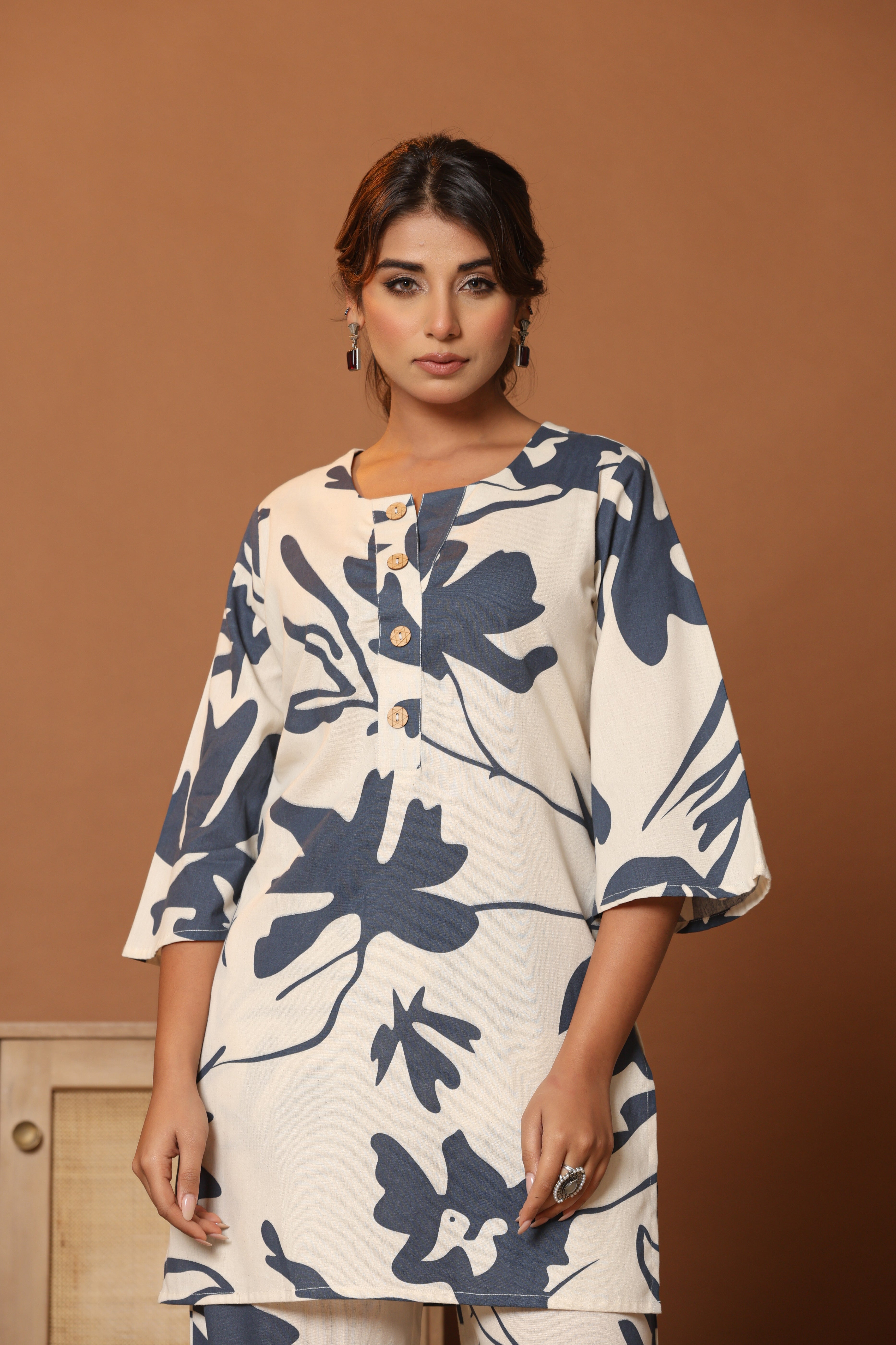 Printed Top & Trousers Co-Ords Set