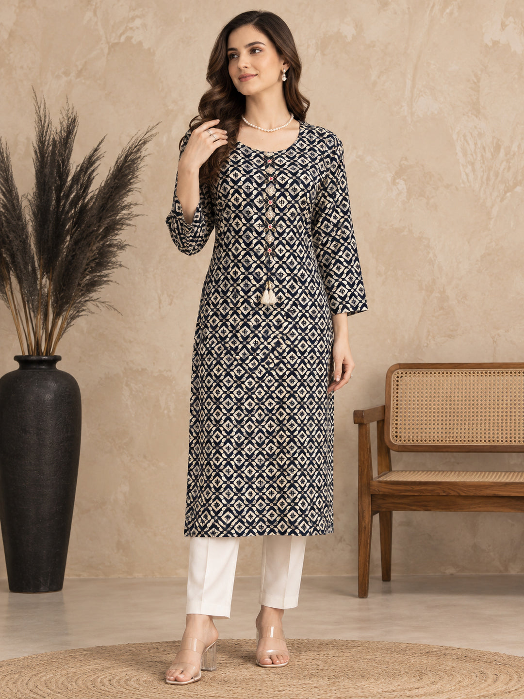Geometric Printed Kurti
