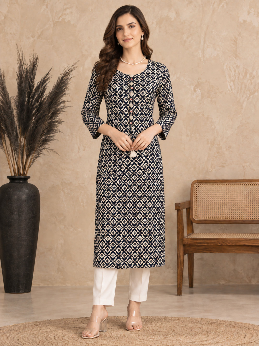 Geometric Printed Kurti