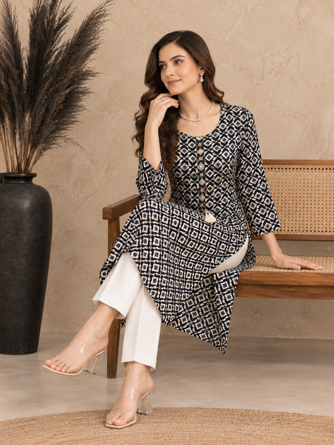 Geometric Printed Kurti
