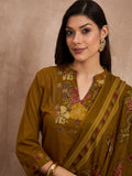 Women Ethnic Motifs Printed Pure Cotton Kurta with Trouser & Dupatta