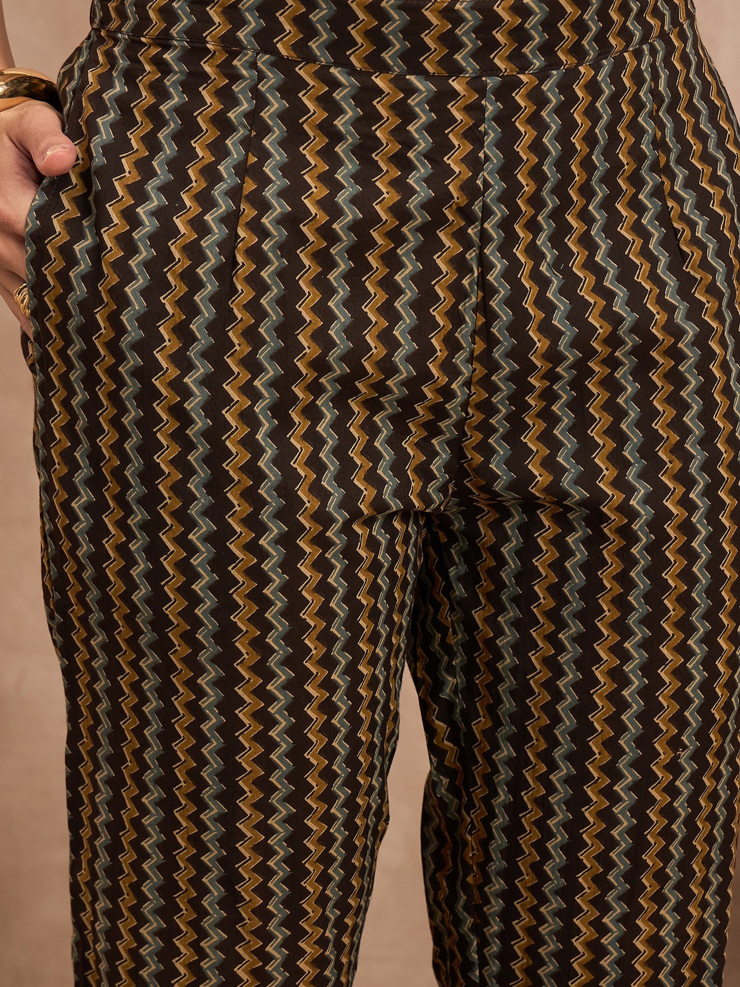 Women Ethnic Motifs Printed Regular Pure Cotton Kurta with Trousers & Dupatta