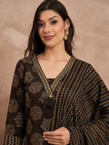 Women Ethnic Motifs Printed Regular Pure Cotton Kurta with Trousers & Dupatta