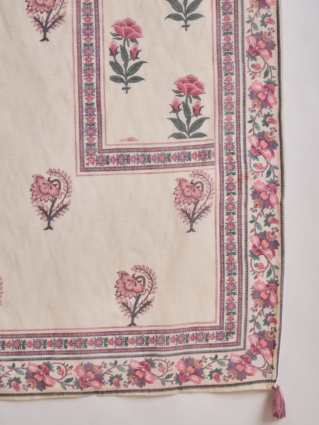 Women Ethnic Motifs Printed Straight Kurta with Trouser & Dupatta